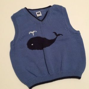Young boys sweater vest for the winter weather